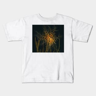 Large Sea Basket Star at Night Kids T-Shirt